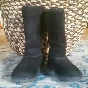 Girls Black winter boots